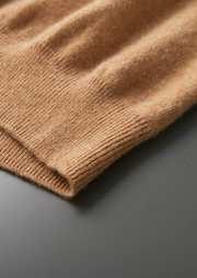 Camiseta Hombre Premium 100% Cashmere – Cuello Alto Elegante