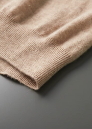 Camiseta Hombre Premium 100% Cashmere – Cuello Alto Elegante