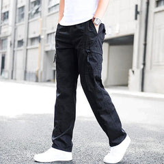 Men's Organic Cotton Cargo Pants - Utility Pockets