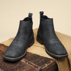Men's Classic Laceless Chelsea Boots - Elastic Side Panels