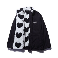 Abrigo Reversible Mujer Acolchado - Oversize Doble Cara