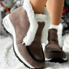 Women's Cushioned Platform Ankle Boots - Padded Booties