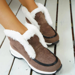 Women's Cushioned Platform Ankle Boots - Padded Booties