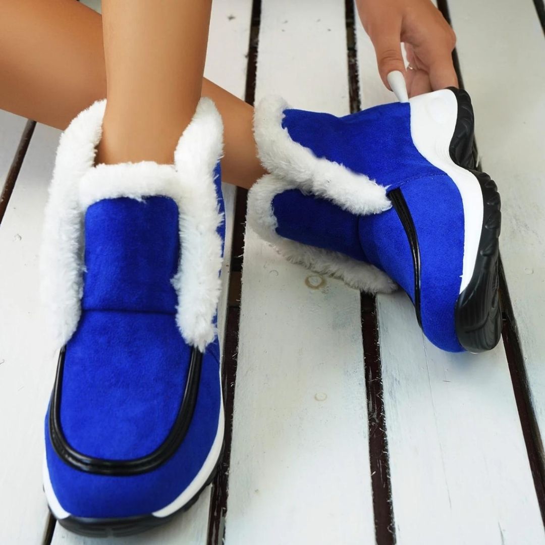 Women's Cushioned Platform Ankle Boots - Padded Booties