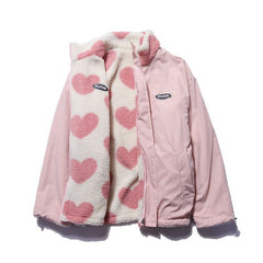 Abrigo Reversible Mujer Acolchado - Oversize Doble Cara