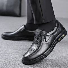 Zapatos Casuales de Piel para Hombre sin Cordones
