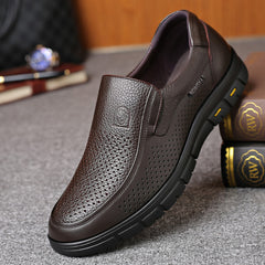 Zapatos Casuales de Piel para Hombre sin Cordones