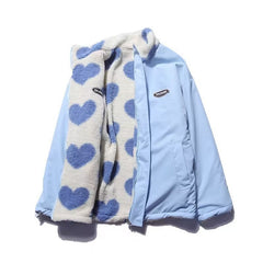 Abrigo Reversible Mujer Acolchado - Oversize Doble Cara