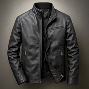 Chaqueta de Cuero Hombre Estilo Vintage