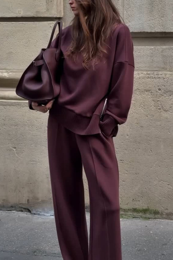 Conjunto Mujer Relajado Pierna Ancha