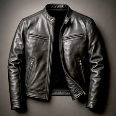 Chaqueta de Piel Hombre Premium – Cazadora Vintage de Cuero Genuino