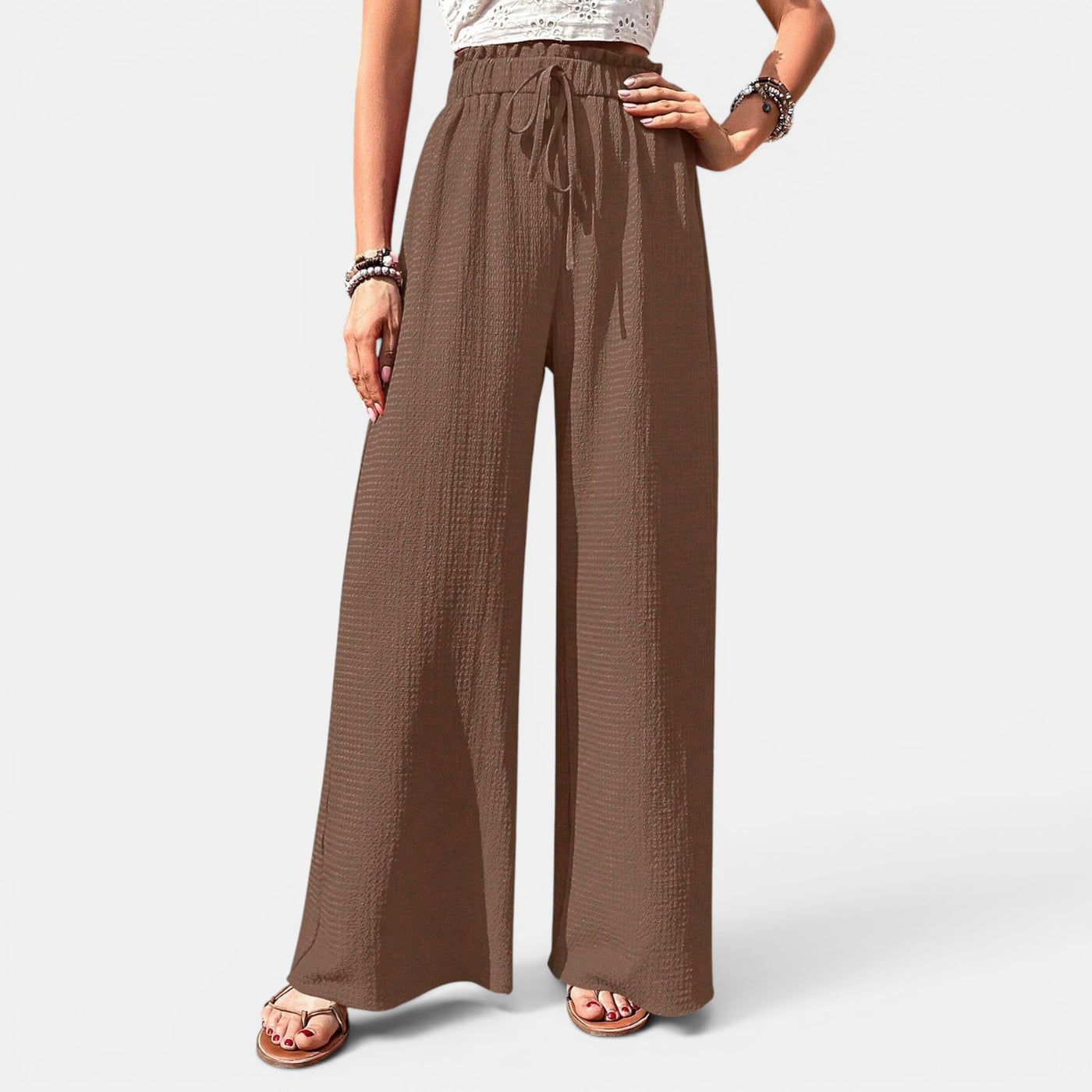 Women's Wide Leg Plaid Pants