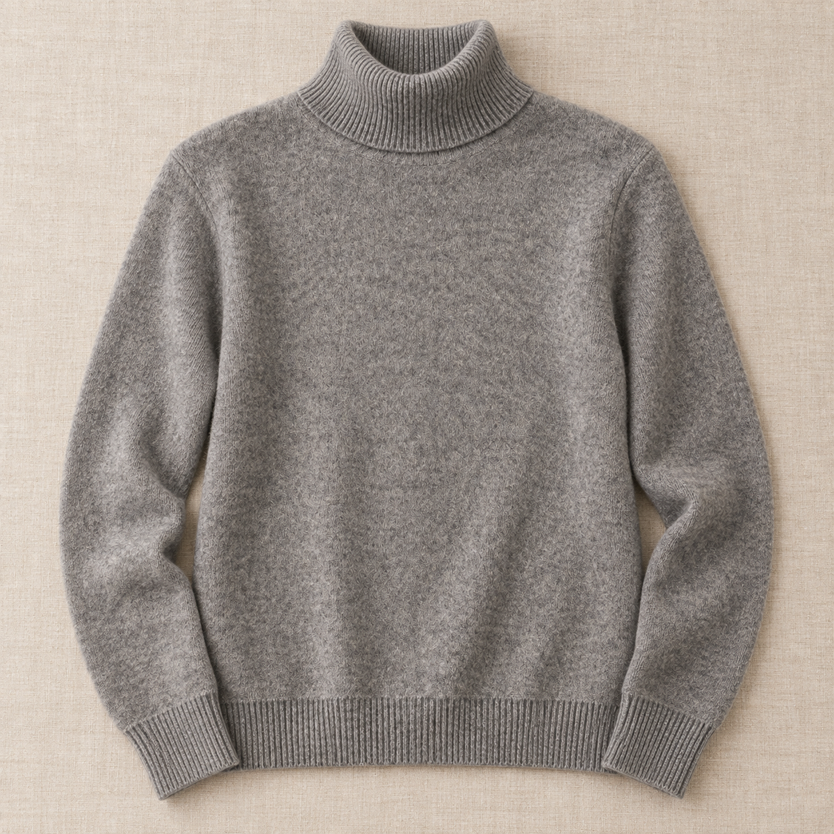 Women's Cashmere Turtleneck Knit Sweater - Lightweight Pullover