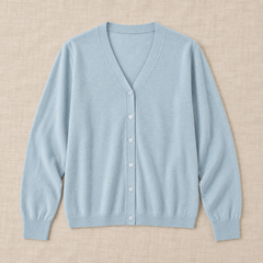 Women's Pure Wool V-Neck Cardigan Sweater