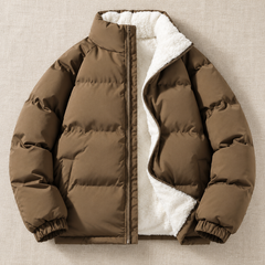 Chaqueta Acolchada Hombre con Forro Polar