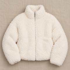 Chaqueta Mujer de Borreguito con Cremallera