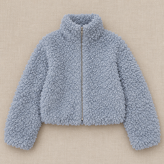 Chaqueta Mujer de Borreguito con Cremallera