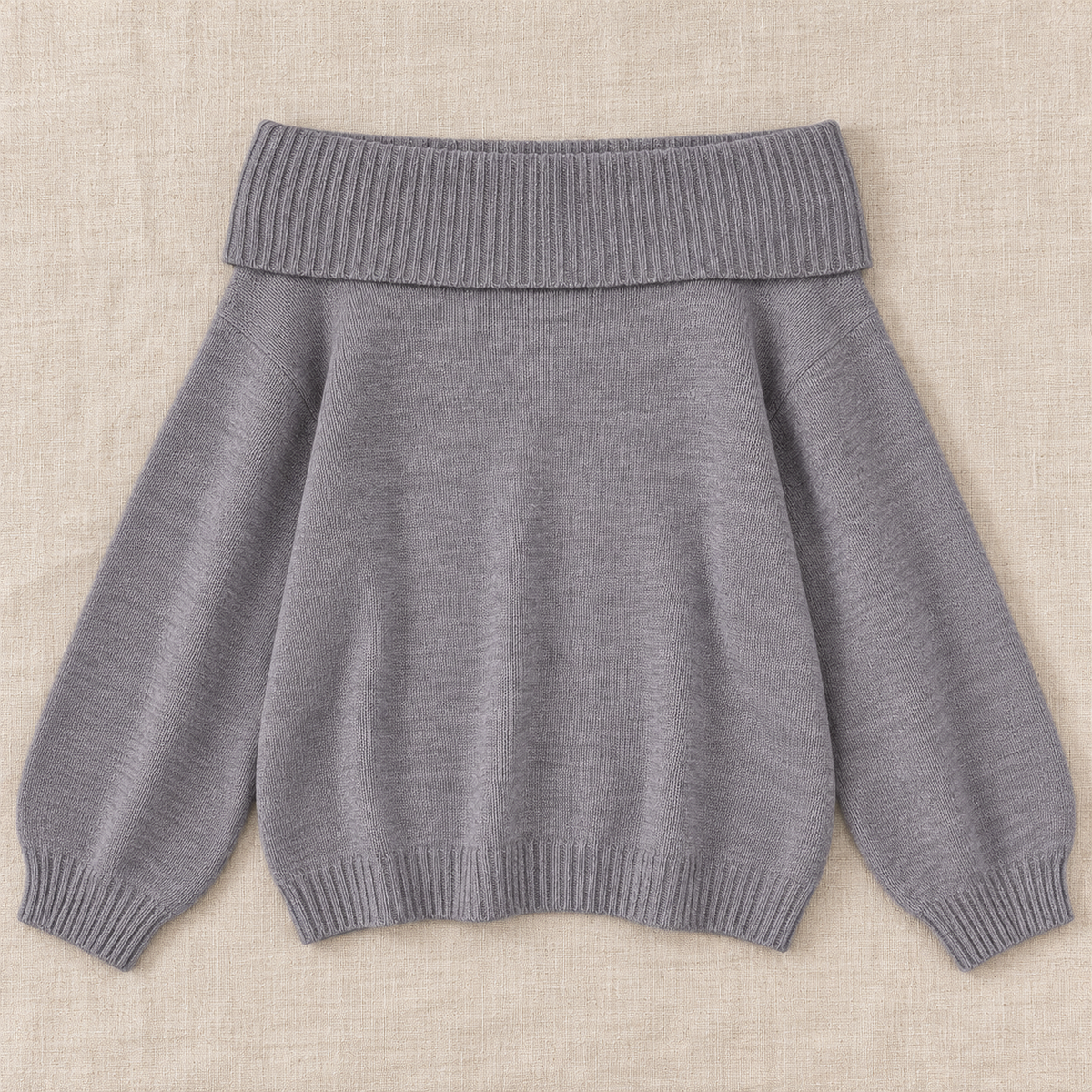 Women's Relaxed Knit Off-the-Shoulder Sweater - Slouchy Pullover