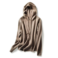 Sudadera Mujer Clásica de Cachemira con Capucha