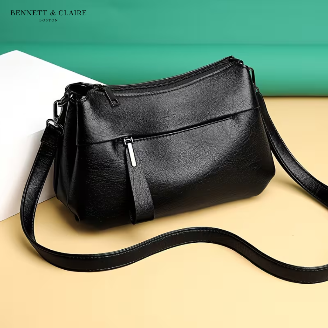 Women's Compact Crossbody Bag with Compartments