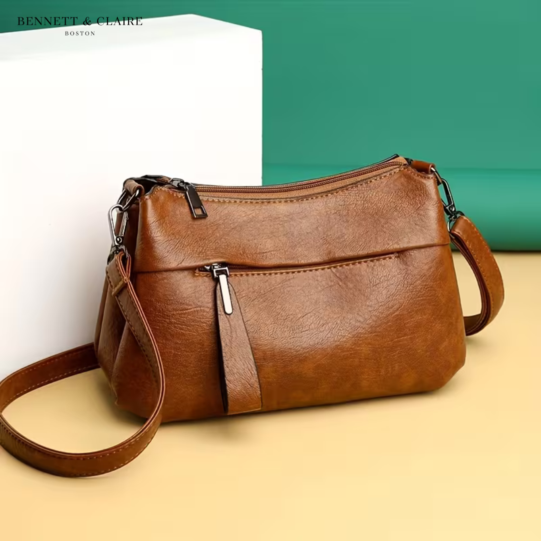 Women's Compact Crossbody Bag with Compartments