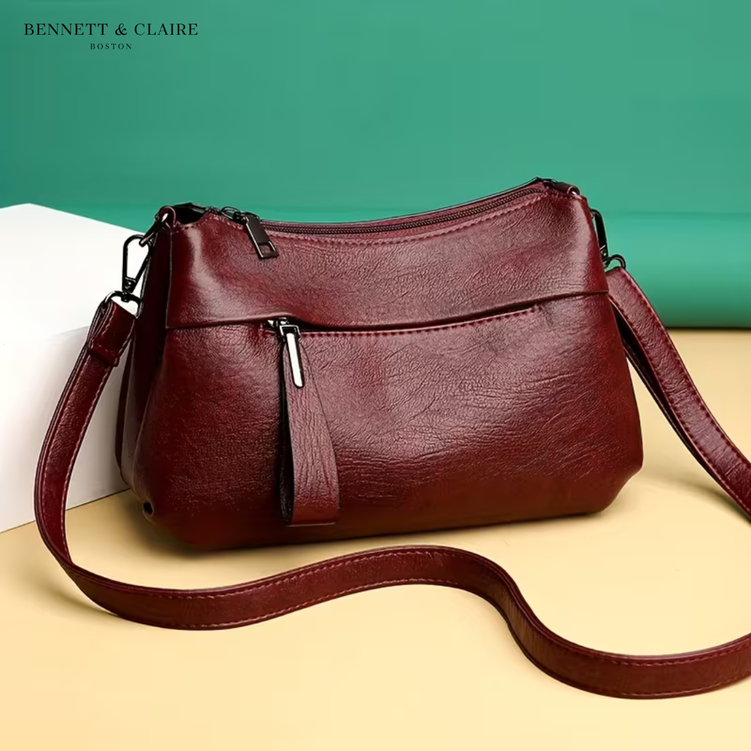 Women's Compact Crossbody Bag with Compartments