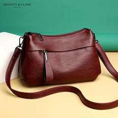 Women's Compact Crossbody Bag with Compartments