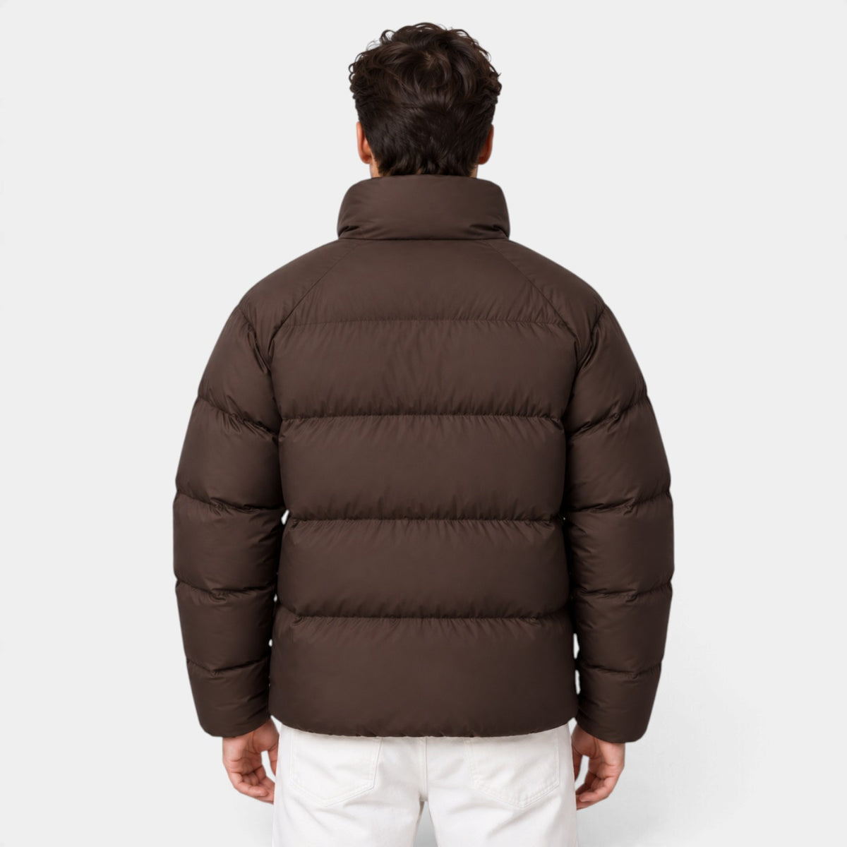 Chaqueta Acolchada Corta Unisex Ligera para Invierno