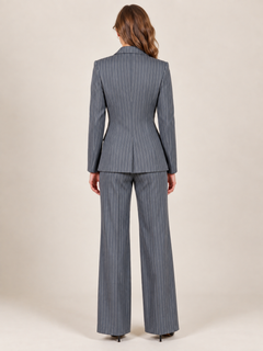 Traje Mujer Raya Diplomática Americana Cruzada