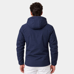 Chaqueta Impermeable Hombre con Capucha - Abrigo Cálido de Invierno