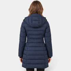 Chaqueta de Invierno Plumón con Capucha para Mujer