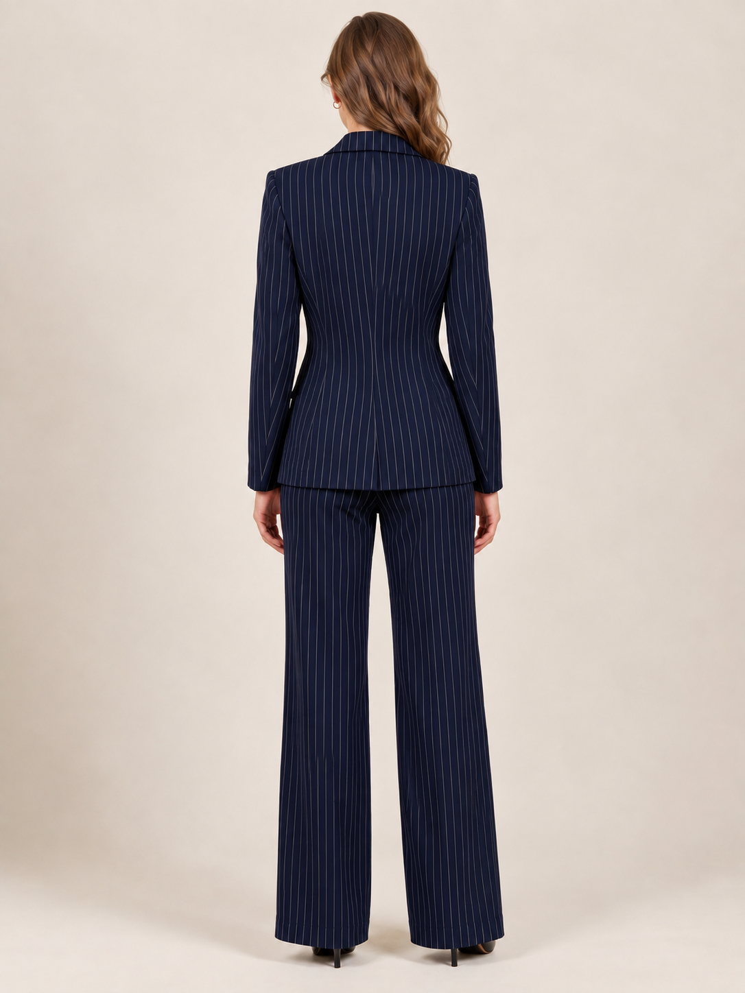 Traje Mujer Raya Diplomática Americana Cruzada