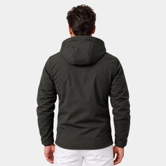 Chaqueta Impermeable Hombre con Capucha - Abrigo Cálido de Invierno
