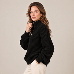 Women's Textured Knit Half-Zip Sweater - Quarter Zip Pullover