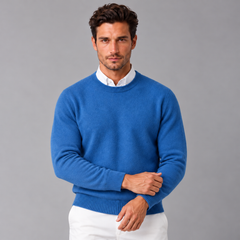 Jersey de Cachemira para Hombre de Corte Clásico