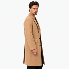 Men's Classic Long Lapel Coat