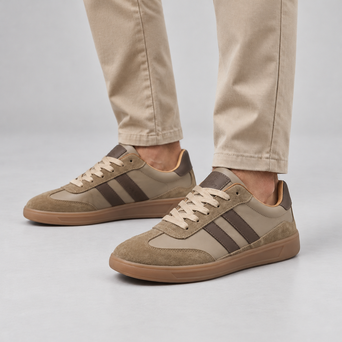 Zapatillas Retro Clásicas Hombre Montarello con Cordones