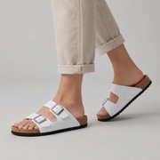 Sandalias Unisex Premium – Doble Hebilla Ajustable y Plantilla Ergonómica