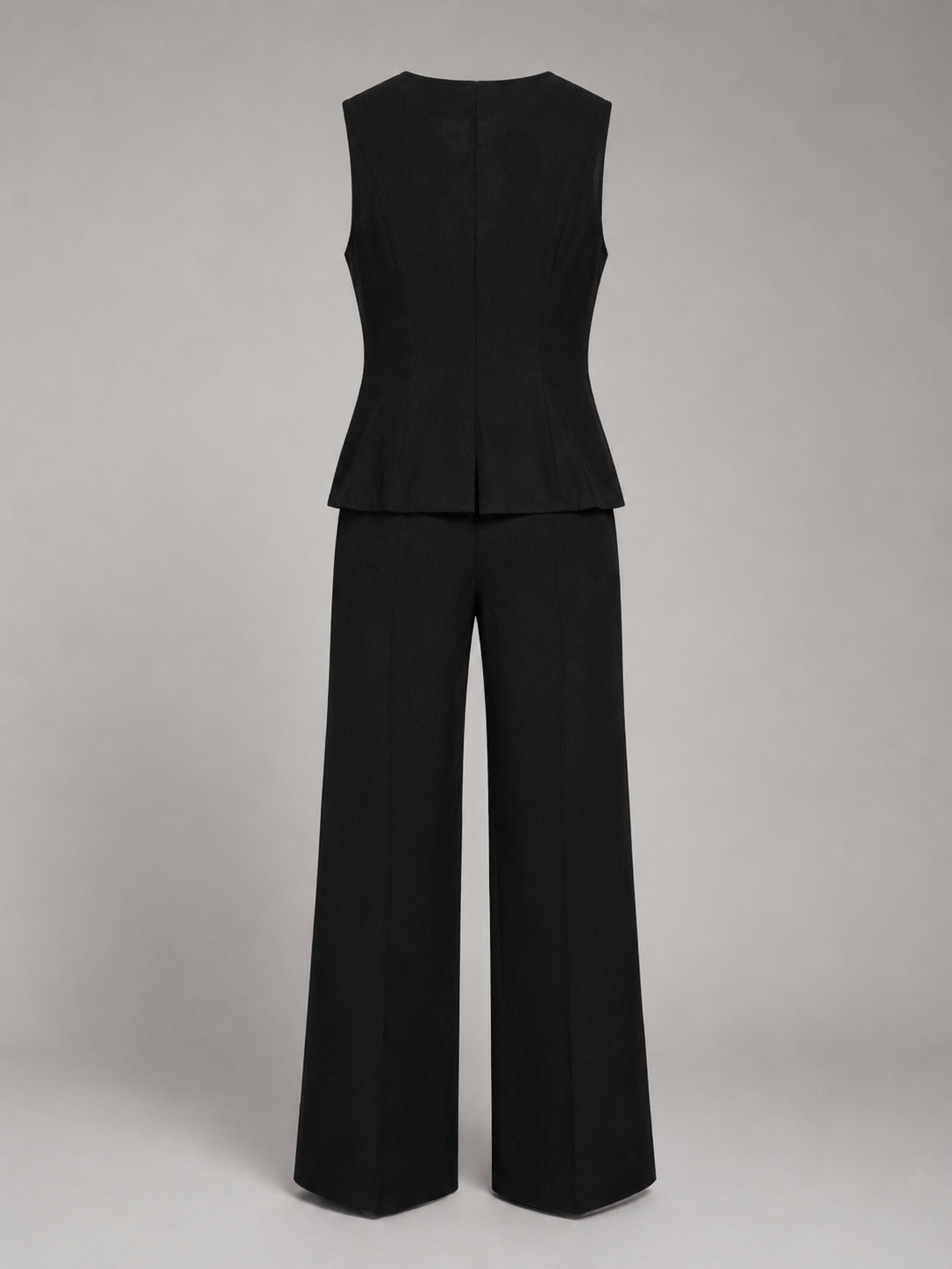 Women's Vest Wide-Leg Pants Set