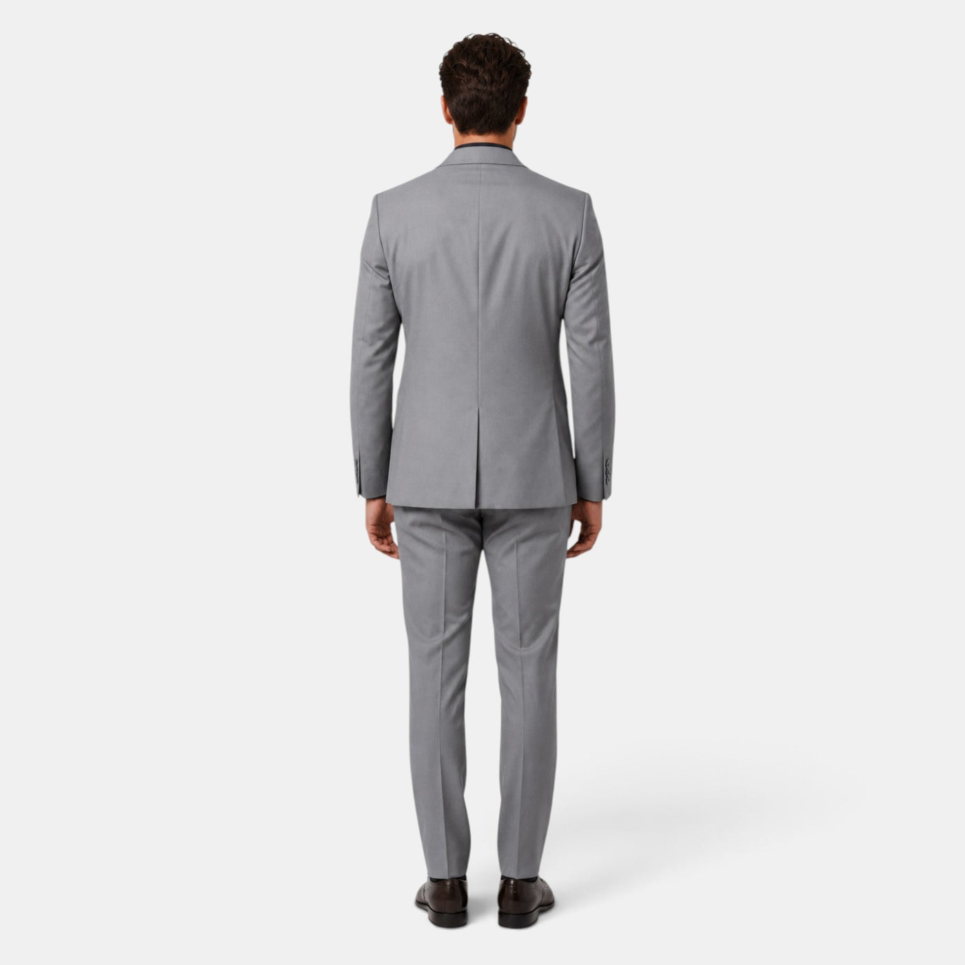 Traje Hombre Dos Piezas Corte Elegante Tejido Elástico