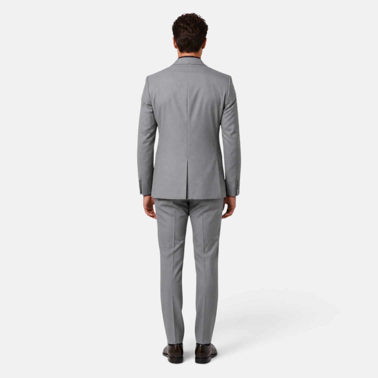 Traje Hombre Dos Piezas Corte Elegante Tejido Elástico