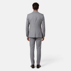 Traje Hombre Dos Piezas Corte Elegante Tejido Elástico