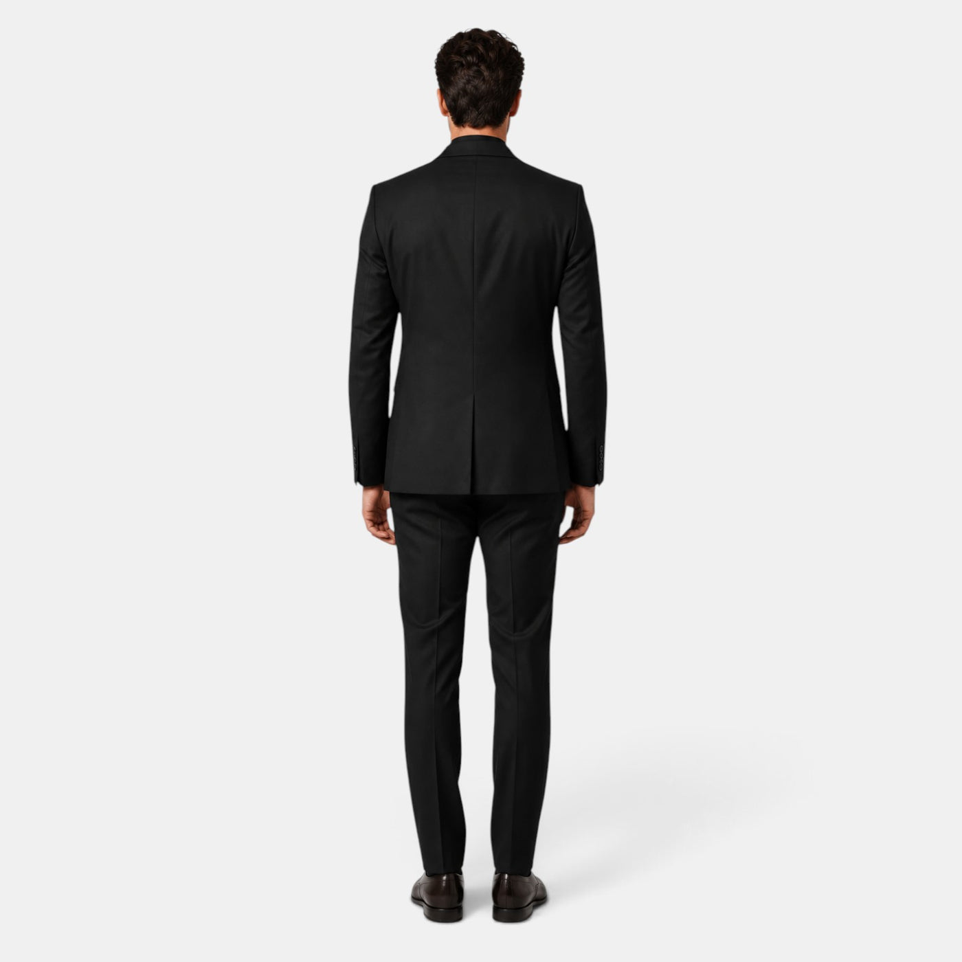 Traje Hombre Dos Piezas Corte Elegante Tejido Elástico