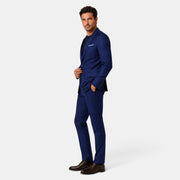 Traje Hombre Dos Piezas Corte Elegante Tejido Elástico