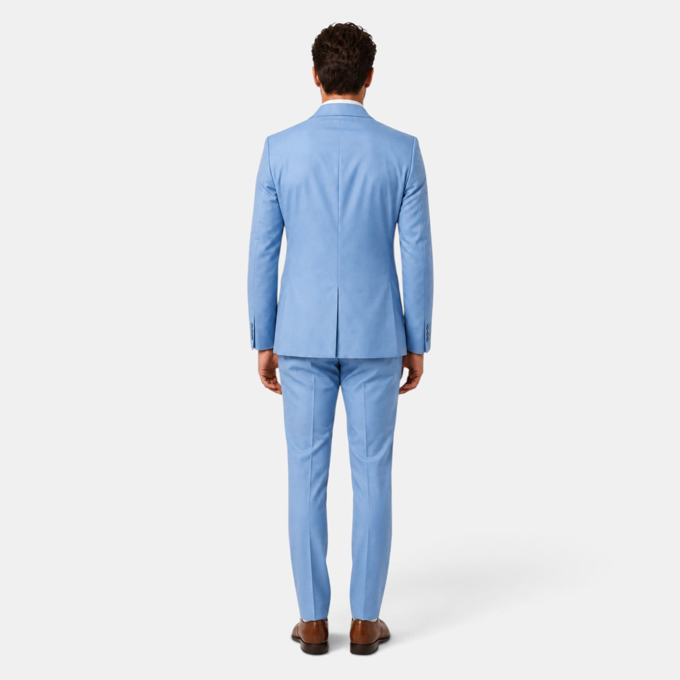Traje Hombre Dos Piezas Corte Elegante Tejido Elástico