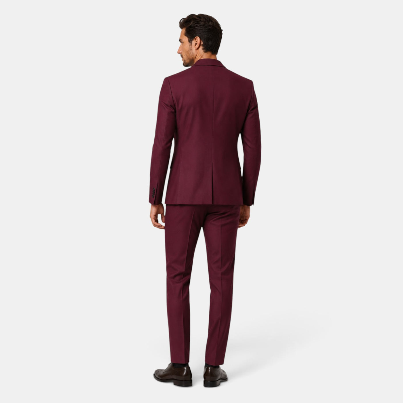Traje Hombre Dos Piezas Corte Elegante Tejido Elástico