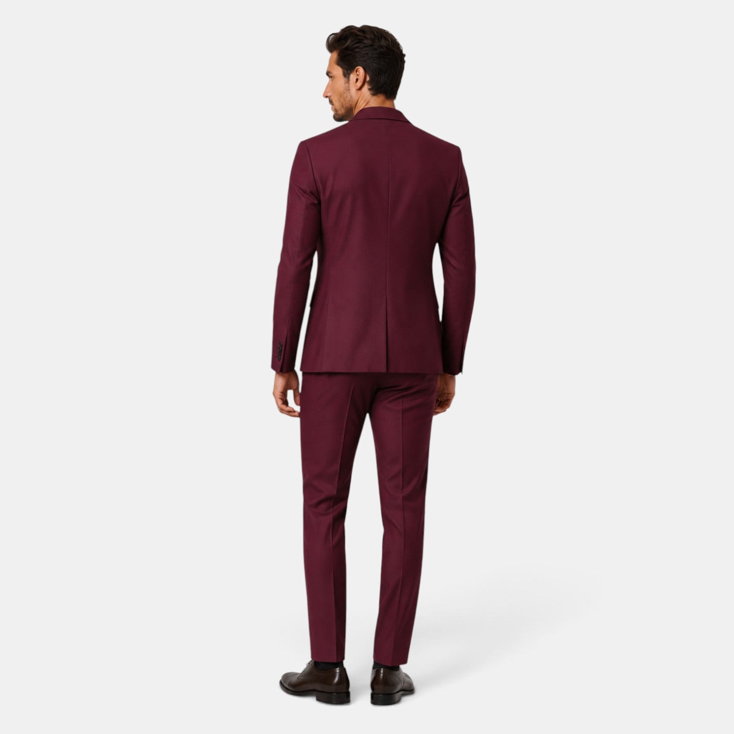 Traje Hombre Dos Piezas Corte Elegante Tejido Elástico