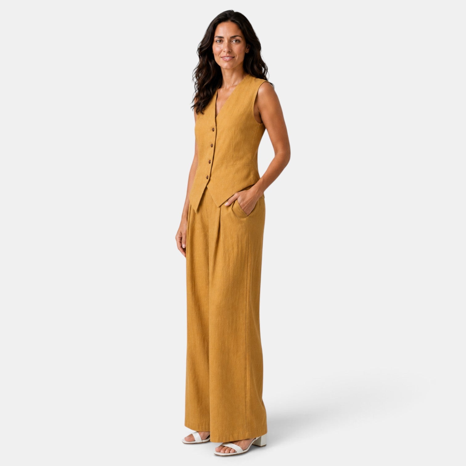 Women's Linen and Tencel Set