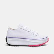 Zapatillas Plataforma Mujer Premium – Zapatillas de Lona con Cordones