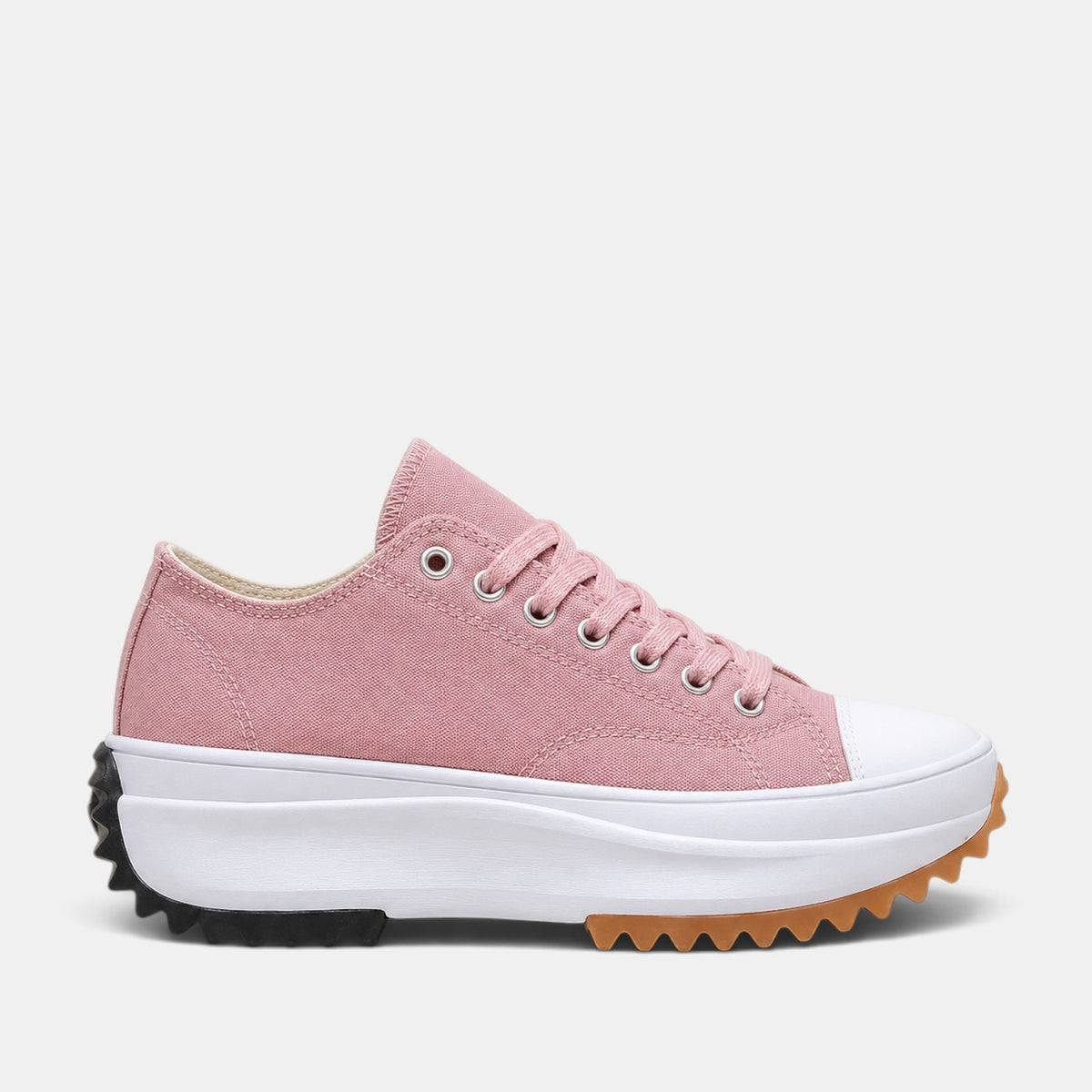 Zapatillas Plataforma Mujer Premium – Zapatillas de Lona con Cordones